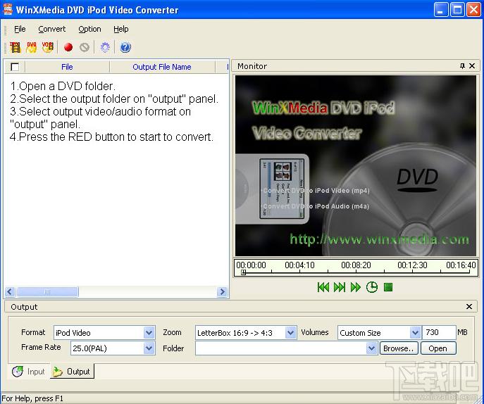 Winxmedia DVD iPod Video Converter,Winxmedia DVD iPod Video Converter下载,DVD转iPod